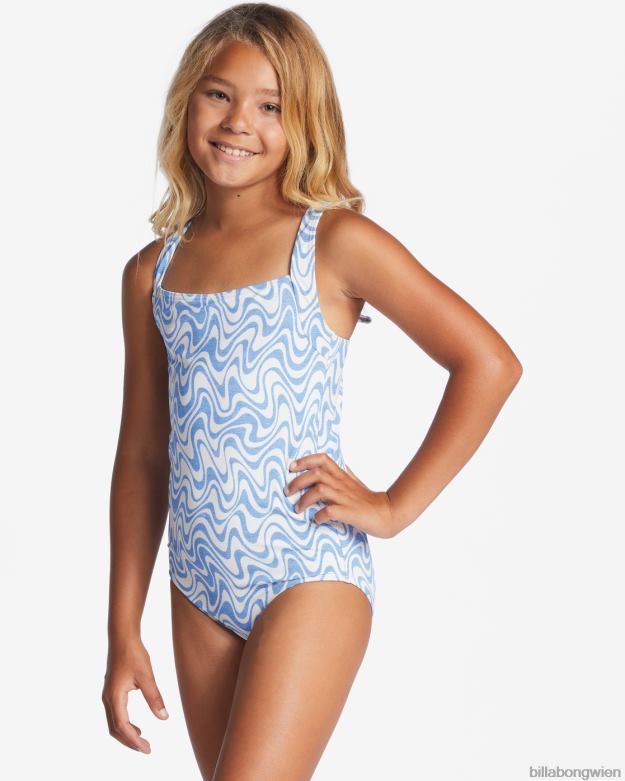 Billabong Clothing 00V682612 | Billabong Einteiliger Badeanzug von Daisy Dreamz Sommerhimmel Mädchen
