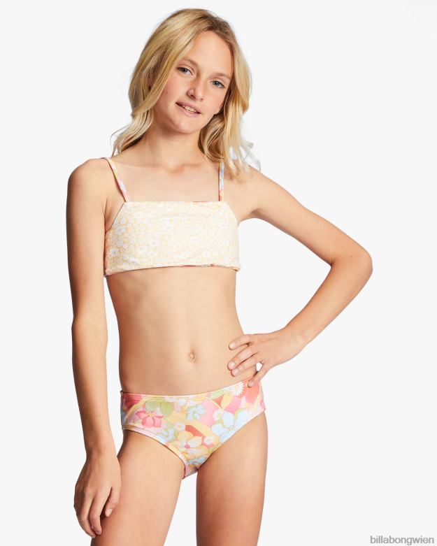 Billabong Clothing 00V682727 | Billabong 4-16 Sunbeams Forever wendbares zweiteiliges Badeset multi Mädchen