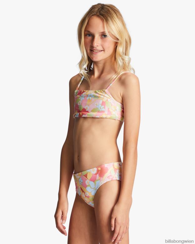 Billabong Clothing 00V682727 | Billabong 4-16 Sunbeams Forever wendbares zweiteiliges Badeset multi Mädchen