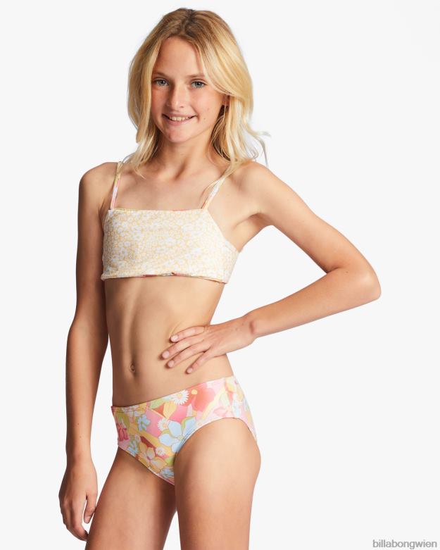 Billabong Clothing 00V682727 | Billabong 4-16 Sunbeams Forever wendbares zweiteiliges Badeset multi Mädchen