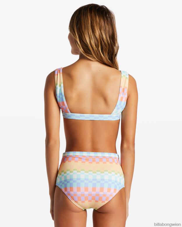 Billabong Clothing 00V682610 | Billabong Zweiteiliges Tank-Bikini-Set mit Paradise-Karomuster multi Mädchen
