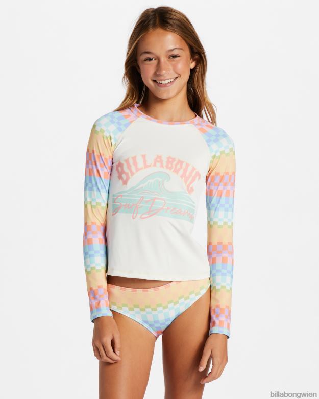 Billabong Clothing 00V682630 | Billabong Paradise Check Langarm-Rashguard-Set multi Mädchen