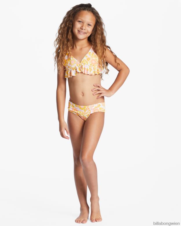 Billabong Clothing 00V682647 | Billabong Zweiteiliges Wildblumen-Bikini-Set mit Rüschen multi Mädchen