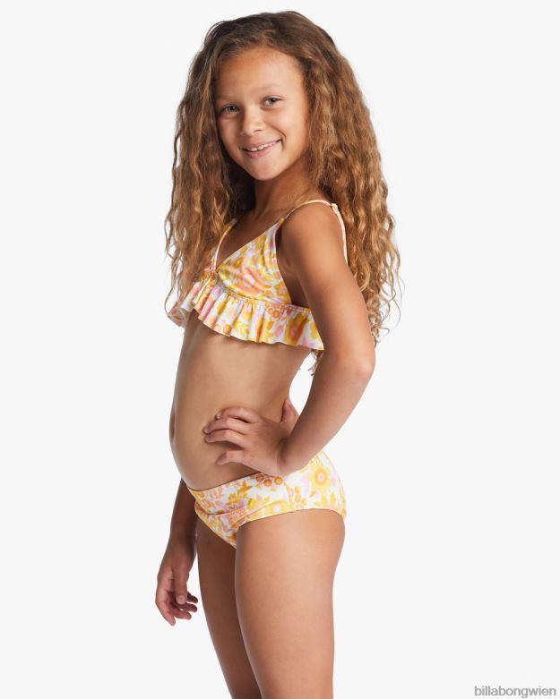 Billabong Clothing 00V682647 | Billabong Zweiteiliges Wildblumen-Bikini-Set mit Rüschen multi Mädchen