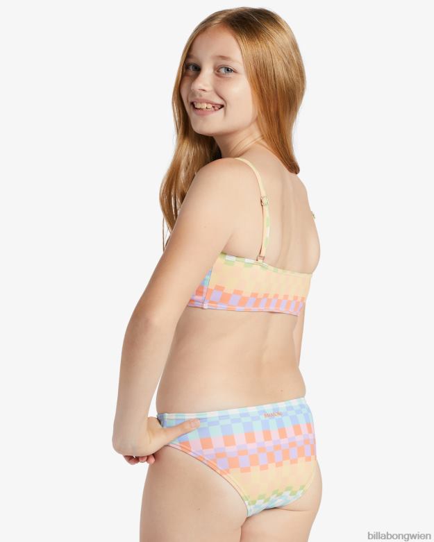 Billabong Clothing 00V682649 | Billabong Zweiteiliges Trilet-Bikini-Set mit Paradise-Karomuster multi Mädchen