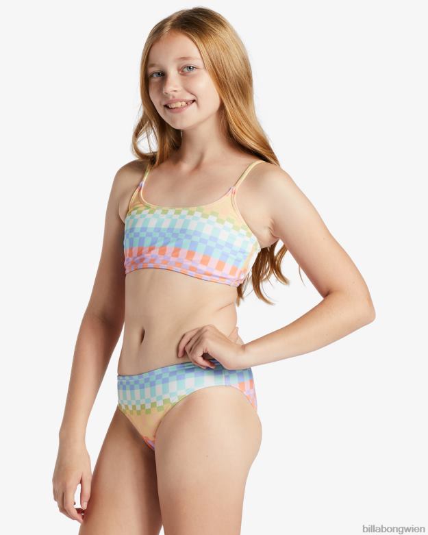 Billabong Clothing 00V682649 | Billabong Zweiteiliges Trilet-Bikini-Set mit Paradise-Karomuster multi Mädchen