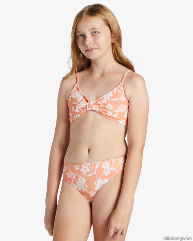 Billabong Clothing 00V682671 | Billabong Zweiteiliges Triangel-Bikini-Set „Island in the Sun“. würzige Mandarine Mädchen