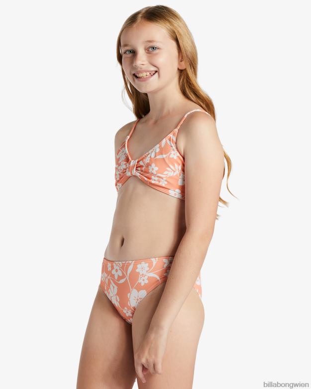Billabong Clothing 00V682671 | Billabong Zweiteiliges Triangel-Bikini-Set „Island in the Sun“. würzige Mandarine Mädchen