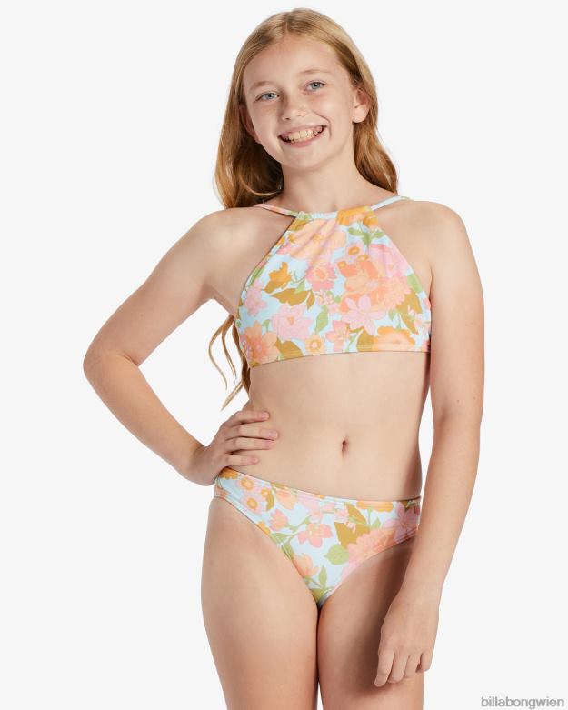 Billabong Clothing 00V682672 | Billabong Wunderschönes zweiteiliges Bikini-Set mit hohem Ausschnitt multi Mädchen