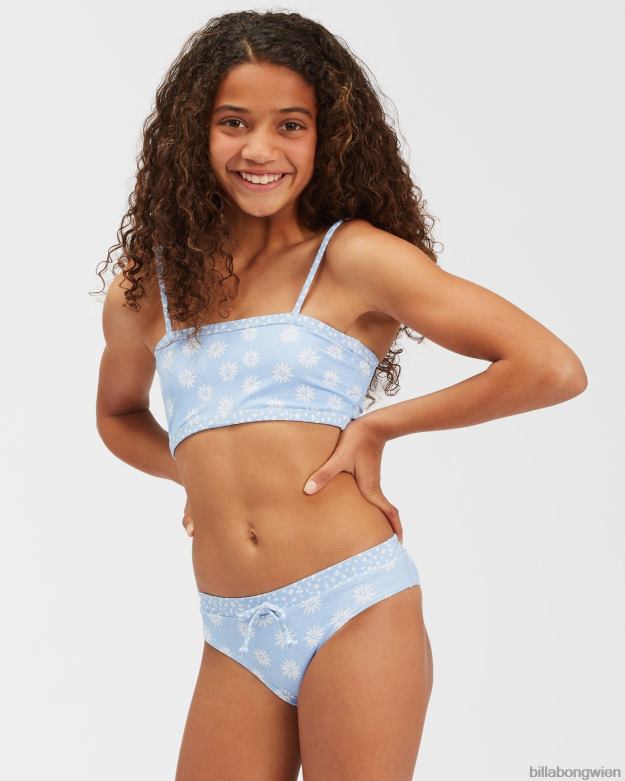 Billabong Clothing 00V682679 | Billabong Wohin mit dem Tank-Bikini-Set süßes Blau Mädchen