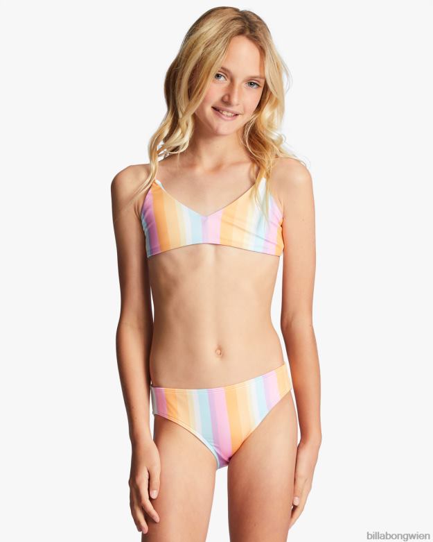 Billabong Clothing 00V682720 | Billabong 4–16 auf der positiven Seite, wendbares, zweiteiliges Trilette-Bikini-Set multi Mädchen