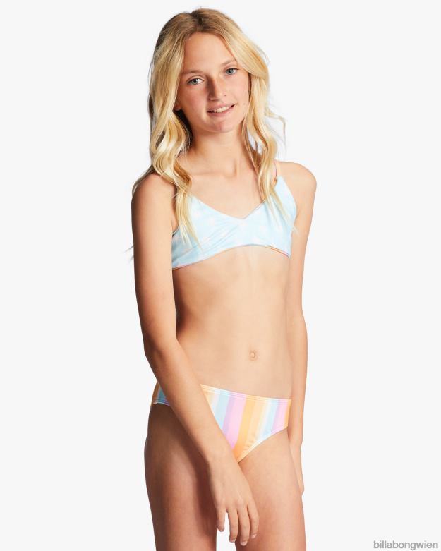 Billabong Clothing 00V682720 | Billabong 4–16 auf der positiven Seite, wendbares, zweiteiliges Trilette-Bikini-Set multi Mädchen