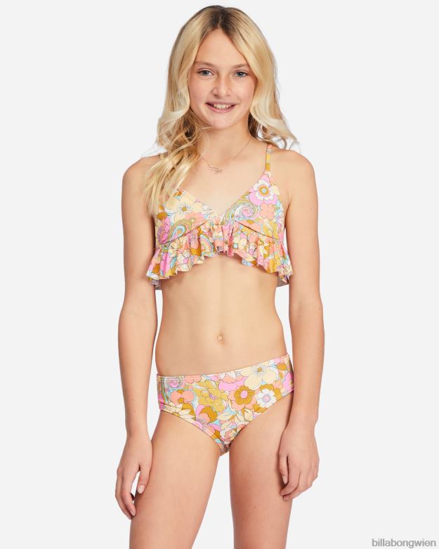 Billabong Clothing 00V682722 | Billabong Ist das nicht ein wunderschönes Triangel-Bikini-Set mit Rüschen multi Mädchen