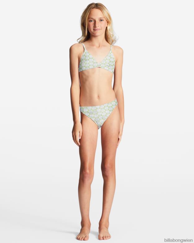 Billabong Clothing 00V682740 | Billabong 4–16 Daze All Day Triangel-Zweiteiler-Bikini-Set Mooswiese Mädchen