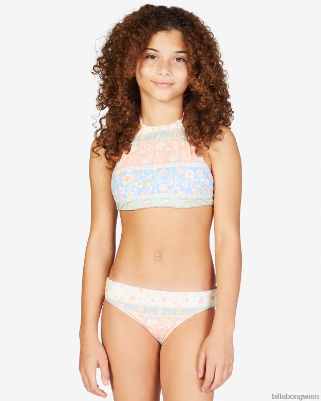 Billabong Clothing 00V682742 | Billabong Mini Mystic High Neck Wende-Bikini-Set multi Mädchen