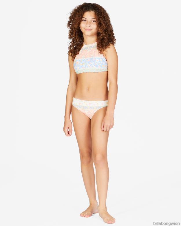 Billabong Clothing 00V682742 | Billabong Mini Mystic High Neck Wende-Bikini-Set multi Mädchen