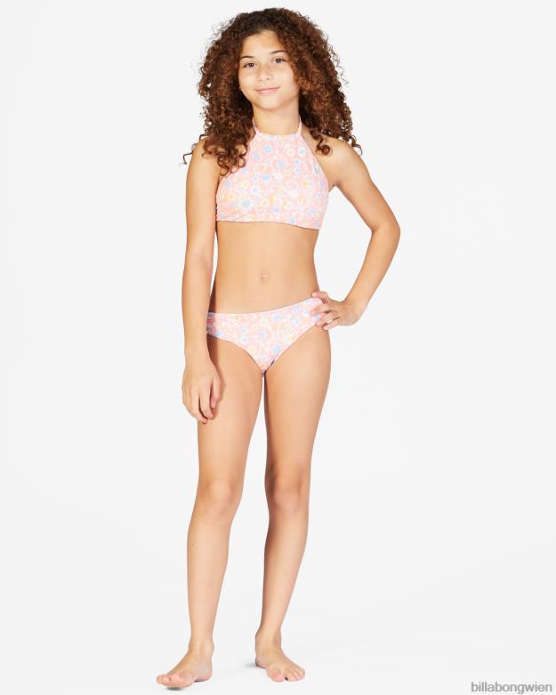 Billabong Clothing 00V682742 | Billabong Mini Mystic High Neck Wende-Bikini-Set multi Mädchen
