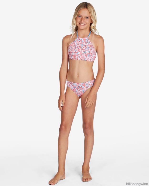 Billabong Clothing 00V682771 | Billabong Bereit für Spaß, wendbares Bikini-Set mit hohem Halsausschnitt multi Mädchen
