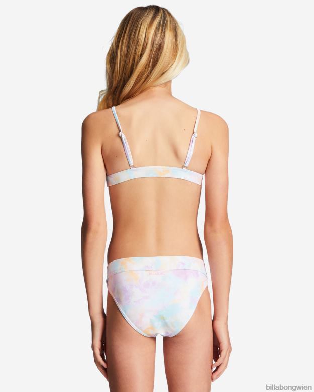 Billabong Clothing 00V682773 | Billabong 4-16 Zeit für zweiteiliges Batik-Triangel-Bikini-Set multi Mädchen
