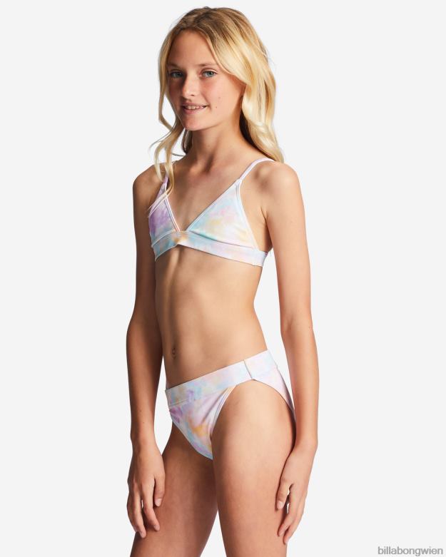 Billabong Clothing 00V682773 | Billabong 4-16 Zeit für zweiteiliges Batik-Triangel-Bikini-Set multi Mädchen