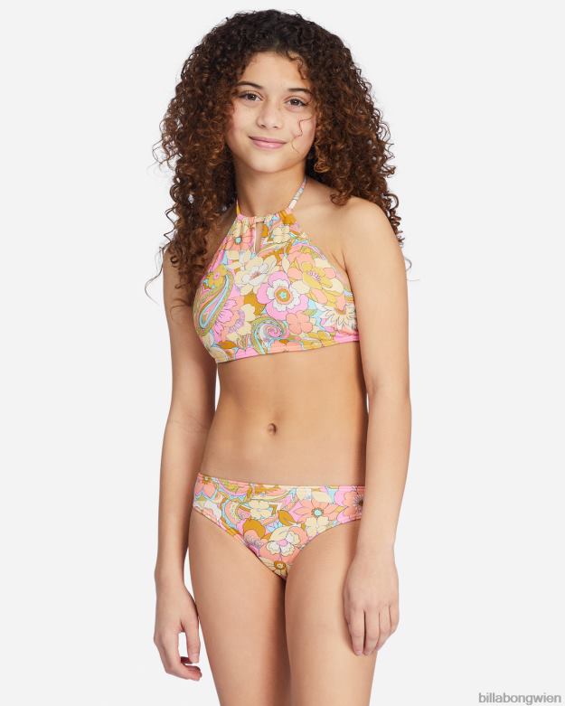 Billabong Clothing 00V682779 | Billabong Ist sie nicht ein wunderschönes Bikini-Set mit hohem Ausschnitt multi Mädchen