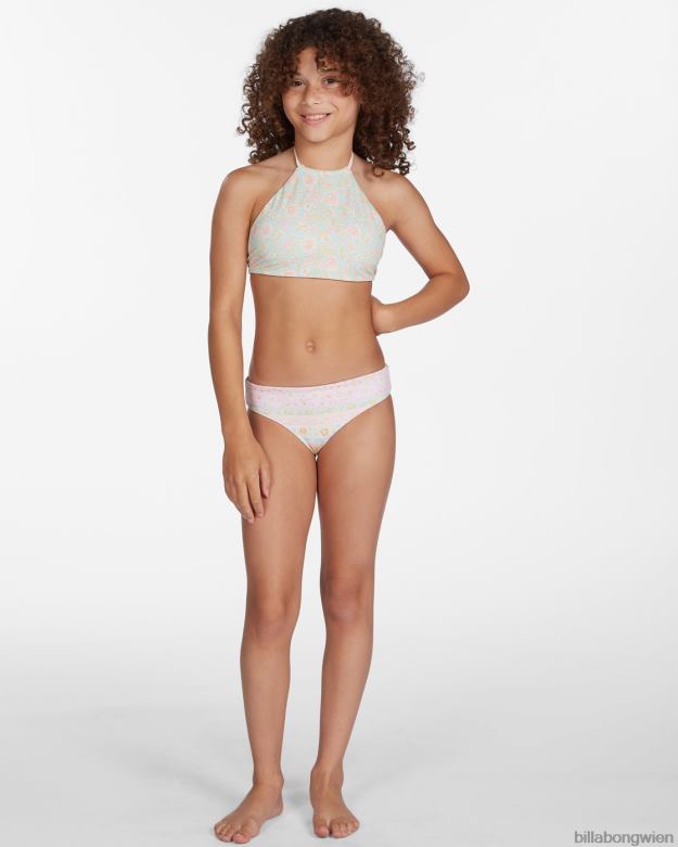 Billabong Clothing 00V682797 | Billabong Layered with Love, wendbares Bikini-Set mit hohem Ausschnitt multi Mädchen
