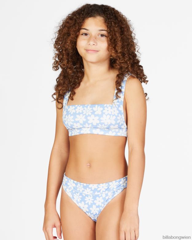 Billabong Clothing 00V682802 | Billabong Feelin Sweet Tank-Bikini-Set Bayou-Blau Mädchen