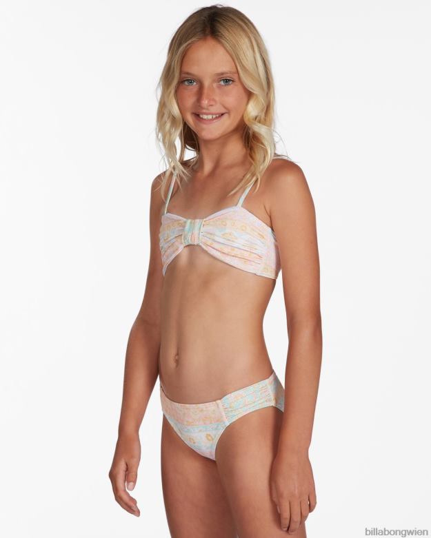 Billabong Clothing 00V682810 | Billabong Layered with Love Tab Bandeau-Bikini-Set multi Mädchen