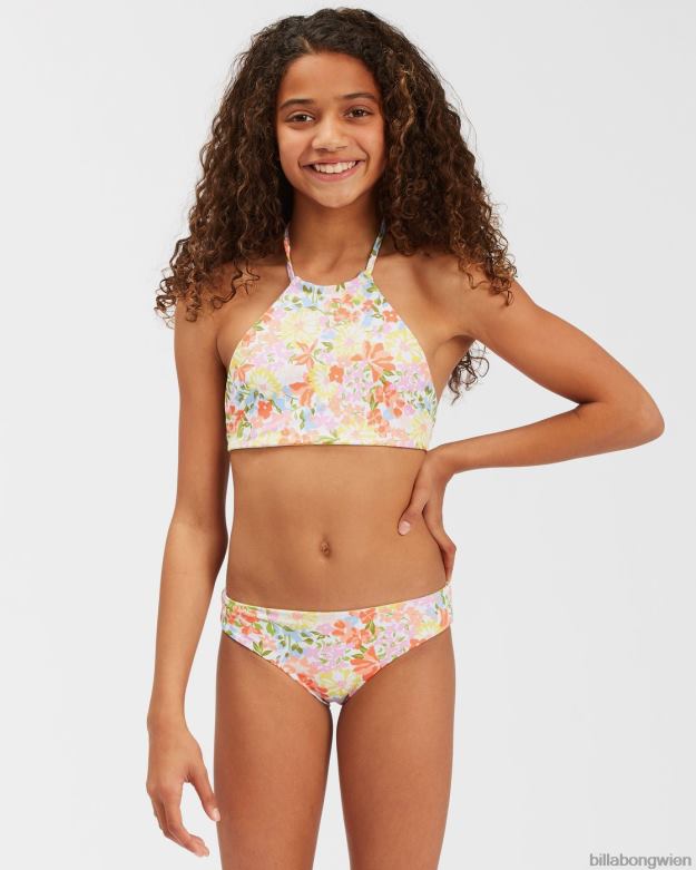 Billabong Clothing 00V682811 | Billabong Windsong wendbares Bikini-Set mit hohem Halsausschnitt multi Mädchen