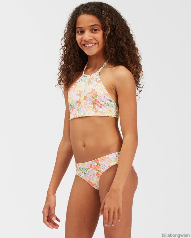 Billabong Clothing 00V682811 | Billabong Windsong wendbares Bikini-Set mit hohem Halsausschnitt multi Mädchen