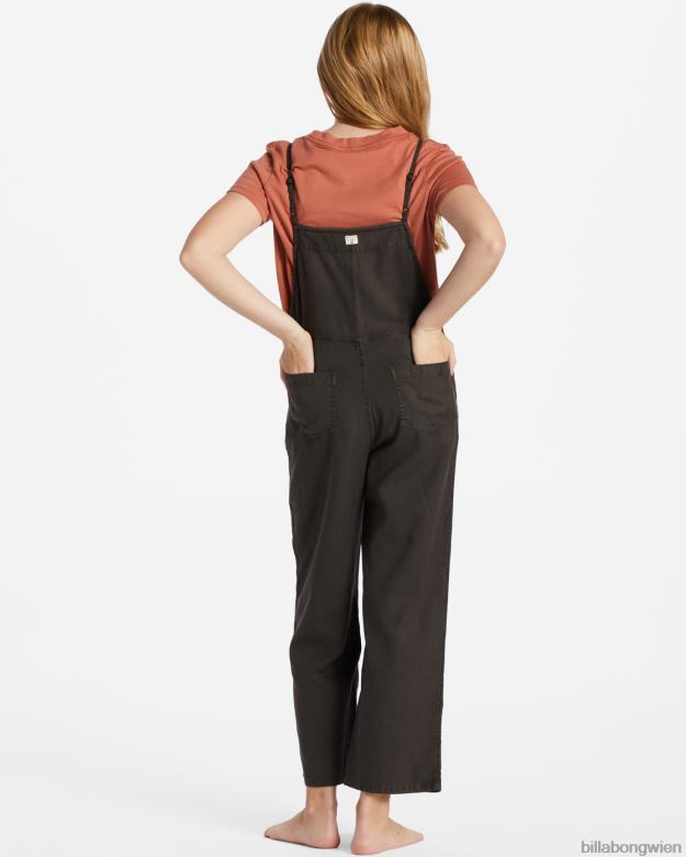 Billabong Clothing 00V682602 | Billabong Wild Lengths Jr. Overall aus schwarz Mädchen