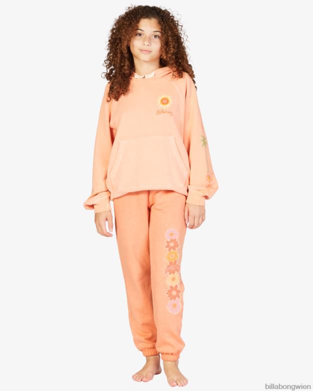 Billabong Clothing 00V682605 | Billabong Wellen schlagende Jogginghose mit hohem Bund helle Melone Mädchen
