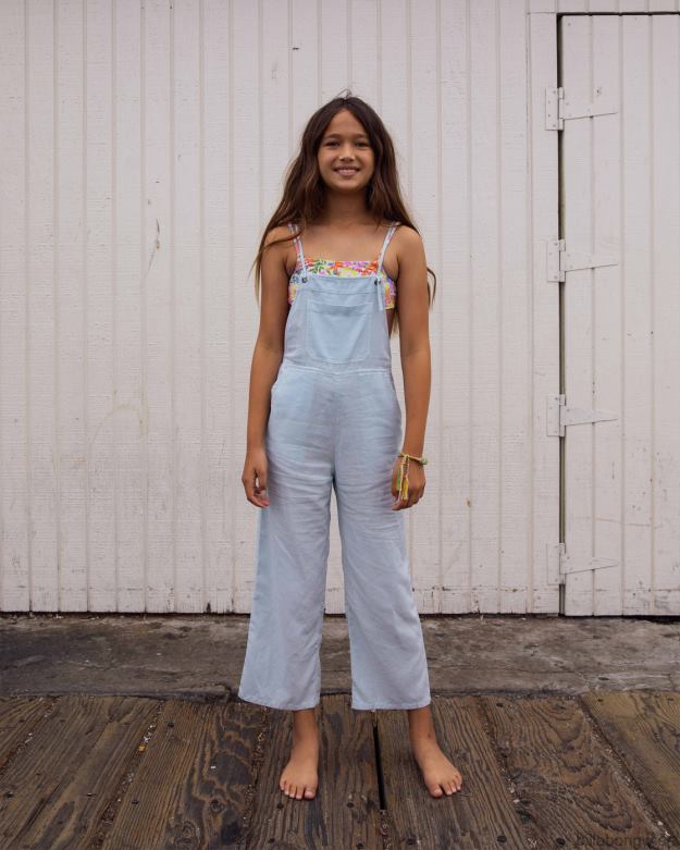 Billabong Clothing 00V682678 | Billabong Wild Lengths Jr. Overall helles Chambray Mädchen