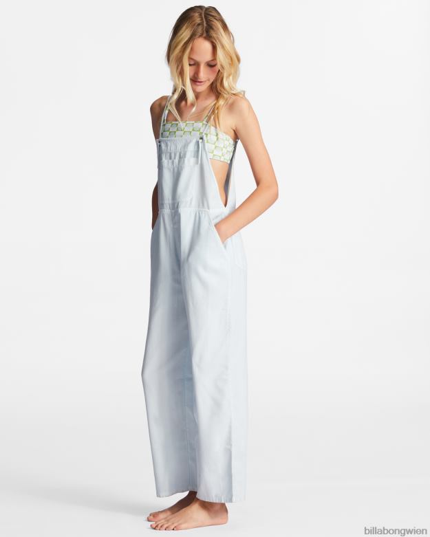 Billabong Clothing 00V682678 | Billabong Wild Lengths Jr. Overall helles Chambray Mädchen