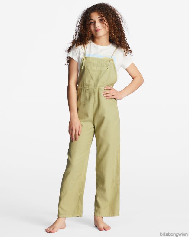 Billabong Clothing 00V682759 | Billabong Wild Lengths Jr. Overall Avocado Mädchen