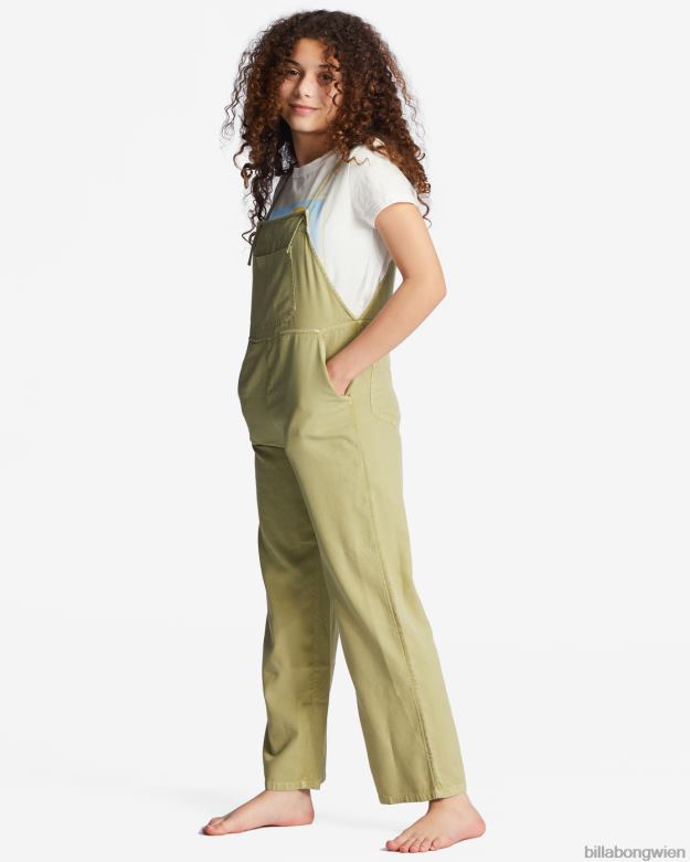 Billabong Clothing 00V682759 | Billabong Wild Lengths Jr. Overall Avocado Mädchen