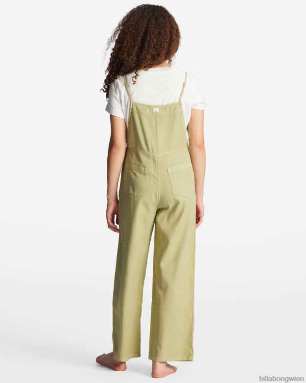 Billabong Clothing 00V682759 | Billabong Wild Lengths Jr. Overall Avocado Mädchen