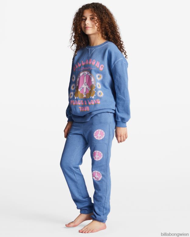 Billabong Clothing 00V682792 | Billabong Wellen schlagende Jogginghose mit hohem Bund mittlerer Jahrgang Mädchen