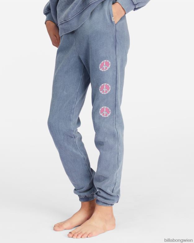 Billabong Clothing 00V682792 | Billabong Wellen schlagende Jogginghose mit hohem Bund mittlerer Jahrgang Mädchen
