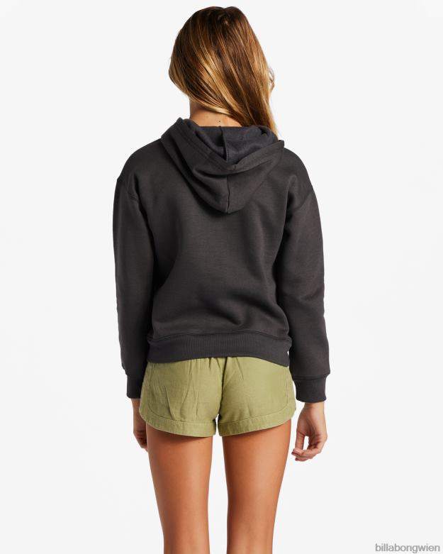 Billabong Clothing 00V682632 | Billabong Surf Heritage Kapuzenpullover aus schwarz Mädchen
