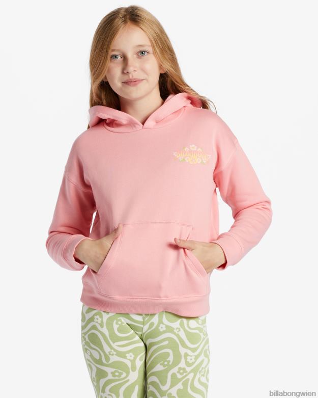 Billabong Clothing 00V682655 | Billabong Pass gut auf dich auf, Kapuzenpullover Flamingo Mädchen
