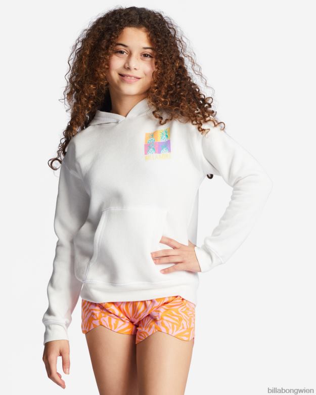 Billabong Clothing 00V682696 | Billabong 4-16 Hallo Sonnenschein Kapuzenpullover Salzkristall Mädchen
