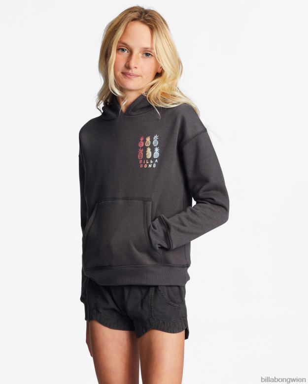 Billabong Clothing 00V682716 | Billabong 4-16 gute Tage voraus Kapuzenpullover aus schwarz Mädchen