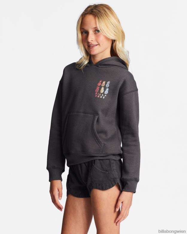 Billabong Clothing 00V682716 | Billabong 4-16 gute Tage voraus Kapuzenpullover aus schwarz Mädchen