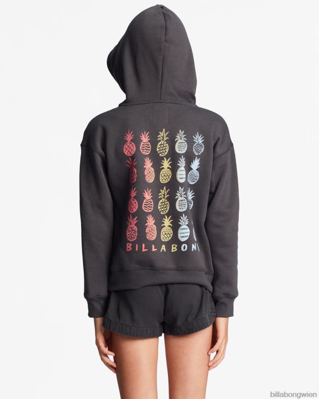 Billabong Clothing 00V682716 | Billabong 4-16 gute Tage voraus Kapuzenpullover aus schwarz Mädchen
