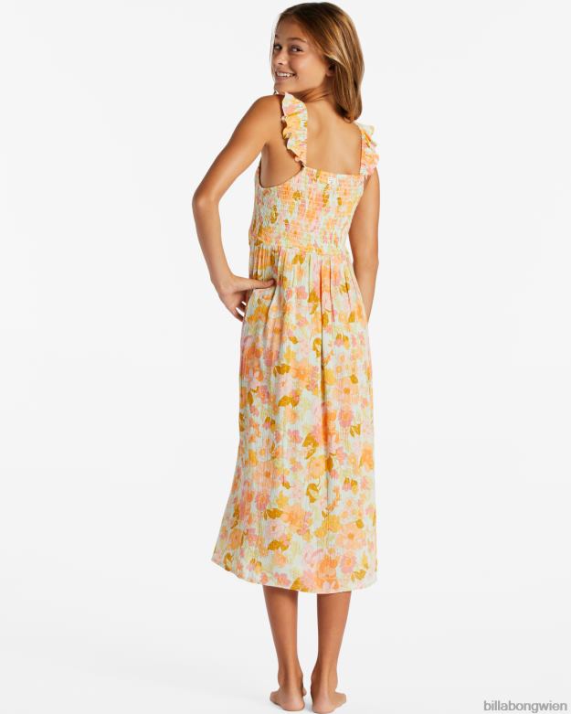 Billabong Clothing 00V682611 | Billabong Viel Spaß beim Midikleid Meeresspray Mädchen