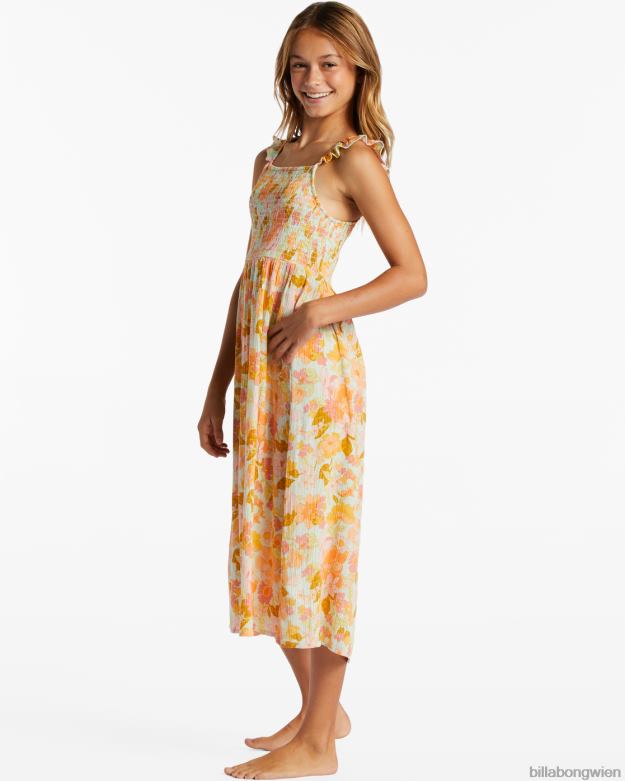 Billabong Clothing 00V682611 | Billabong Viel Spaß beim Midikleid Meeresspray Mädchen