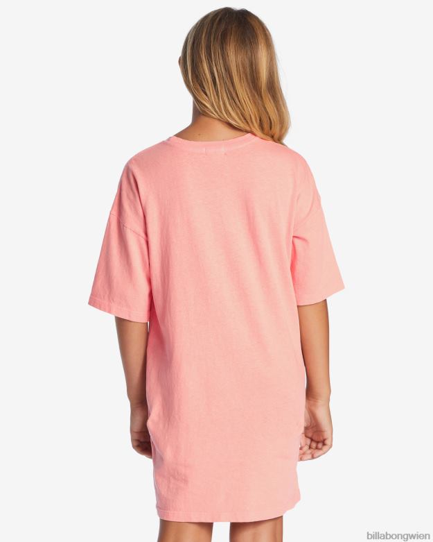 Billabong Clothing 00V682616 | Billabong T-Shirt-Kleid für echte Jungen (4–16). weich und pfirsichfarben Mädchen