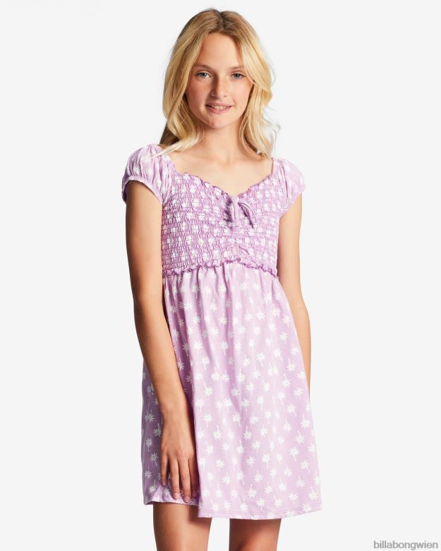 Billabong Clothing 00V682732 | Billabong 4-16 mädchenhaftes Tropenkleid lila Traum Mädchen