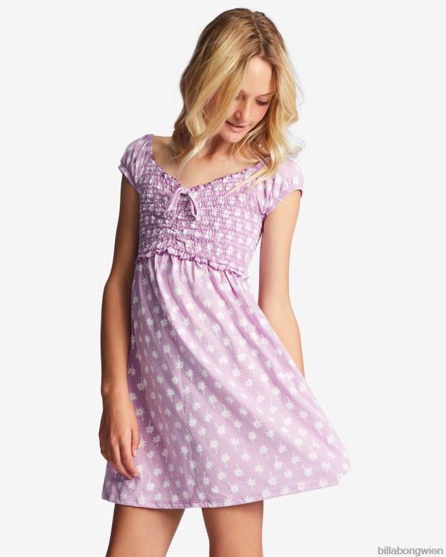 Billabong Clothing 00V682732 | Billabong 4-16 mädchenhaftes Tropenkleid lila Traum Mädchen